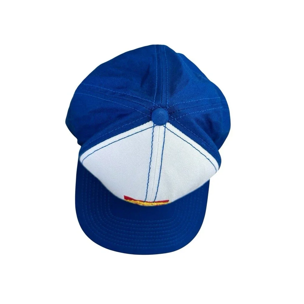 Fort Collins Brewery FCB Snapback Hat Royal Blue White Cap America Discontinued